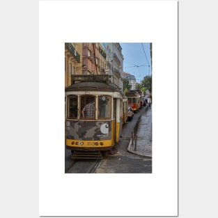 Lisbon traffic jam Posters and Art